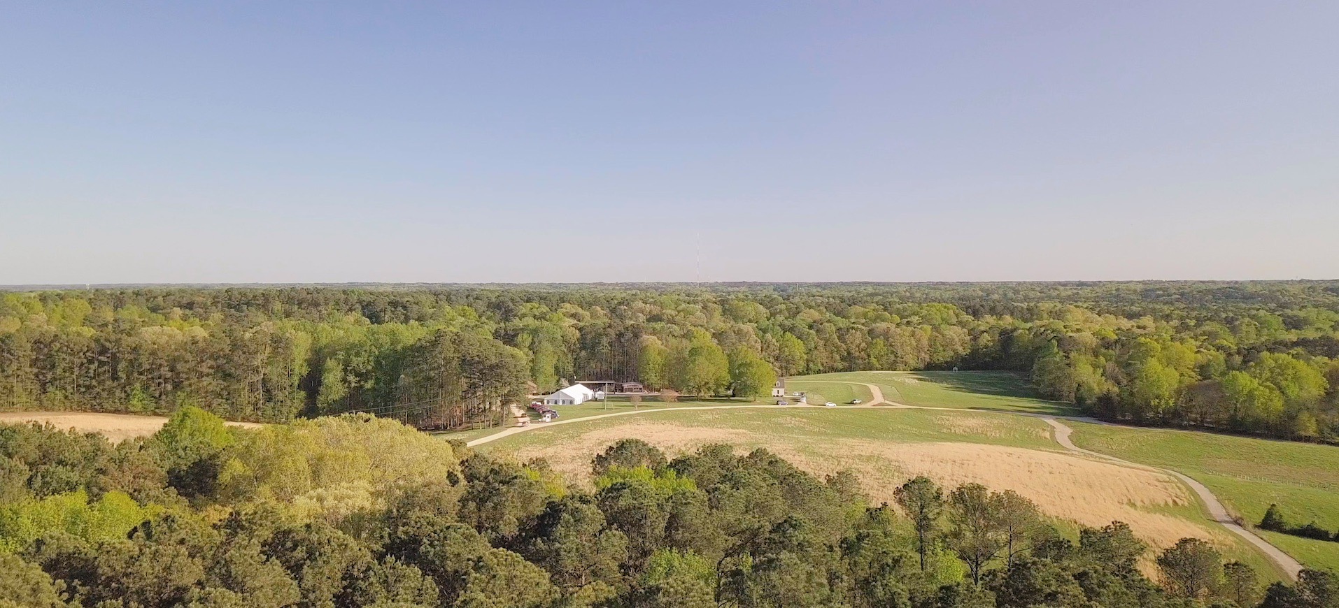 Drone Shot of The Meadows Raleigh